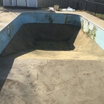 removal of liner.