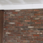 Interior brick wall