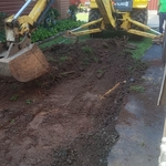 Backhoe work