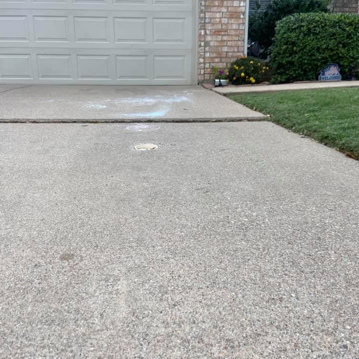 Residential Driveway Lift Before