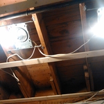 Before Photo of ceiling