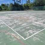 Dirty Tennis Court