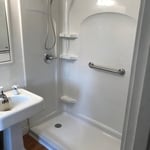 Walk in shower unit