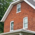 front of roof