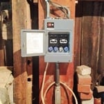 Sub panel in old Barn