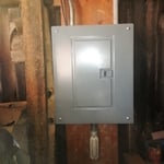 New sub panel in old Barn