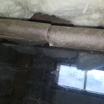 Leak on water pipe in crawl space