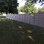 Vinyl fence