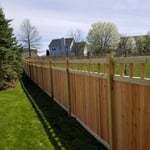 custom wood fence