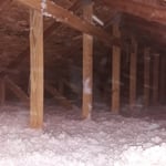 Insulation added in a restricted space to R-49