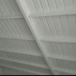 Under side the roof.