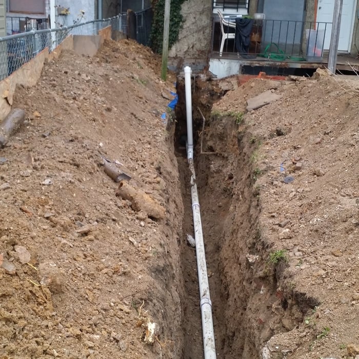 Sewer line replacement