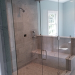 Frameless Steam shower