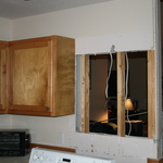 Before cabinet refinish