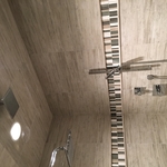Bathroom shower install