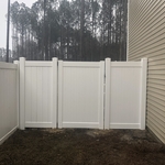 Vinyl fencing