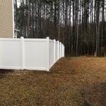 Vinyl fencing