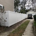 Vinyl fencing