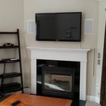 TV and surround sound installation