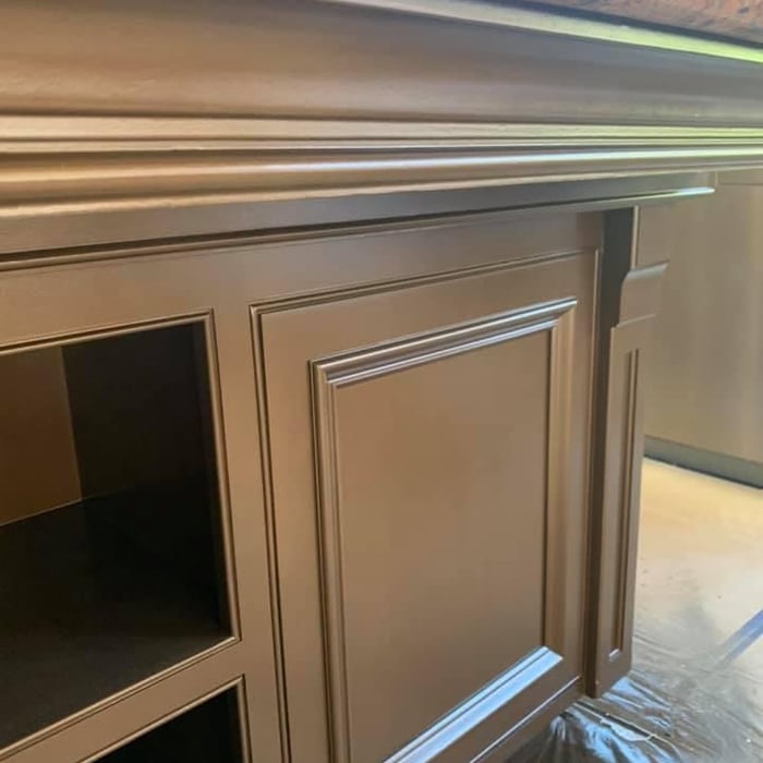 Cabinet Refinishing and Metalic Finishes