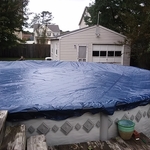 Above ground pool cover