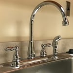 Faucet installation photo 2