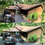 Roof Cleaning Before/After