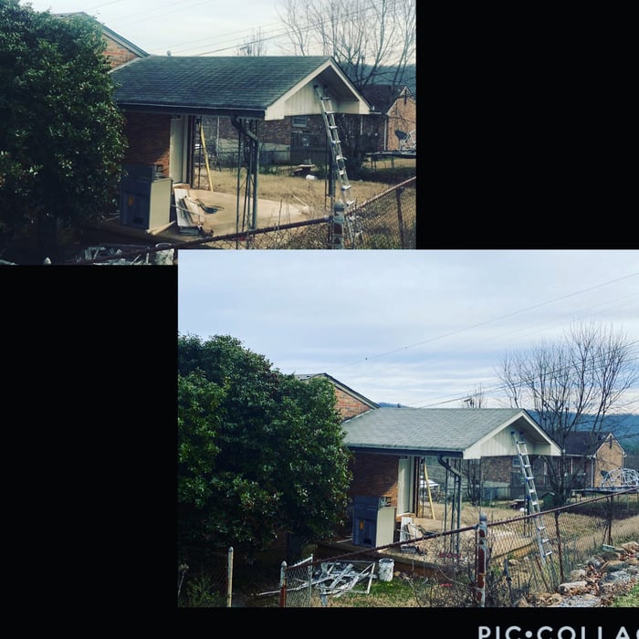 Before/After Roof Cleaning