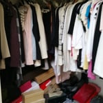 Smaller walk-in Closet