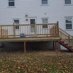 Repaired deck-after
