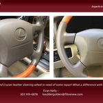 Land cruiser steering wheel refinish