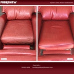 Leather chair re-dye