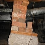 Faulty support column