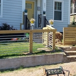 Completed front view.