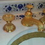 Polished brass