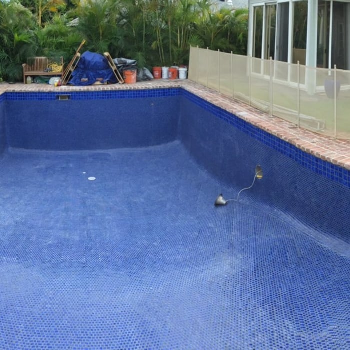 Full resurfacing with Ceramic tile 10 Yr warranty