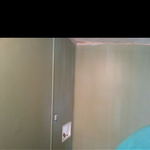 Painted wall after replacing it