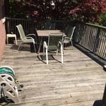 Before pic of existing deck