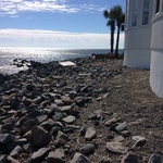 Erosion caused by Hurricane Irma