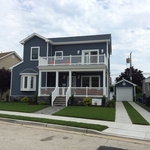 Blue Slate Siding, Porch and Roof
