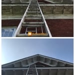Old brick trim job
