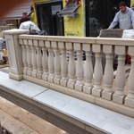 Stone railings