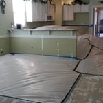 Slab dry out