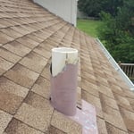 Lead Plumbing Stack Eaten by Squirrels