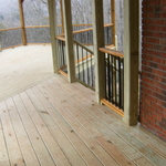 from gazebo to back of house