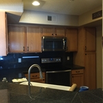 Before - Classic honey oak