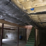 New duct work install