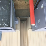 Ac side of building
