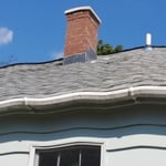 Completed chimney with pre cast top