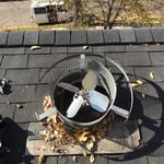 Roof mounted fan install